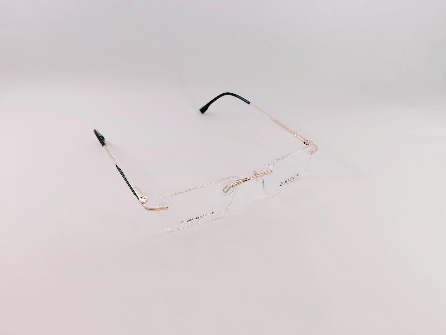 iDom Eyeglasses Rimless Rectangle Specs For Men & Women 286973