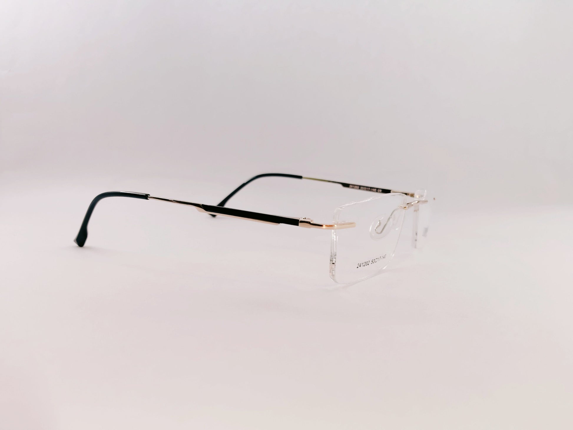 iDom Eyeglasses Rimless Rectangle Specs For Men & Women 286973