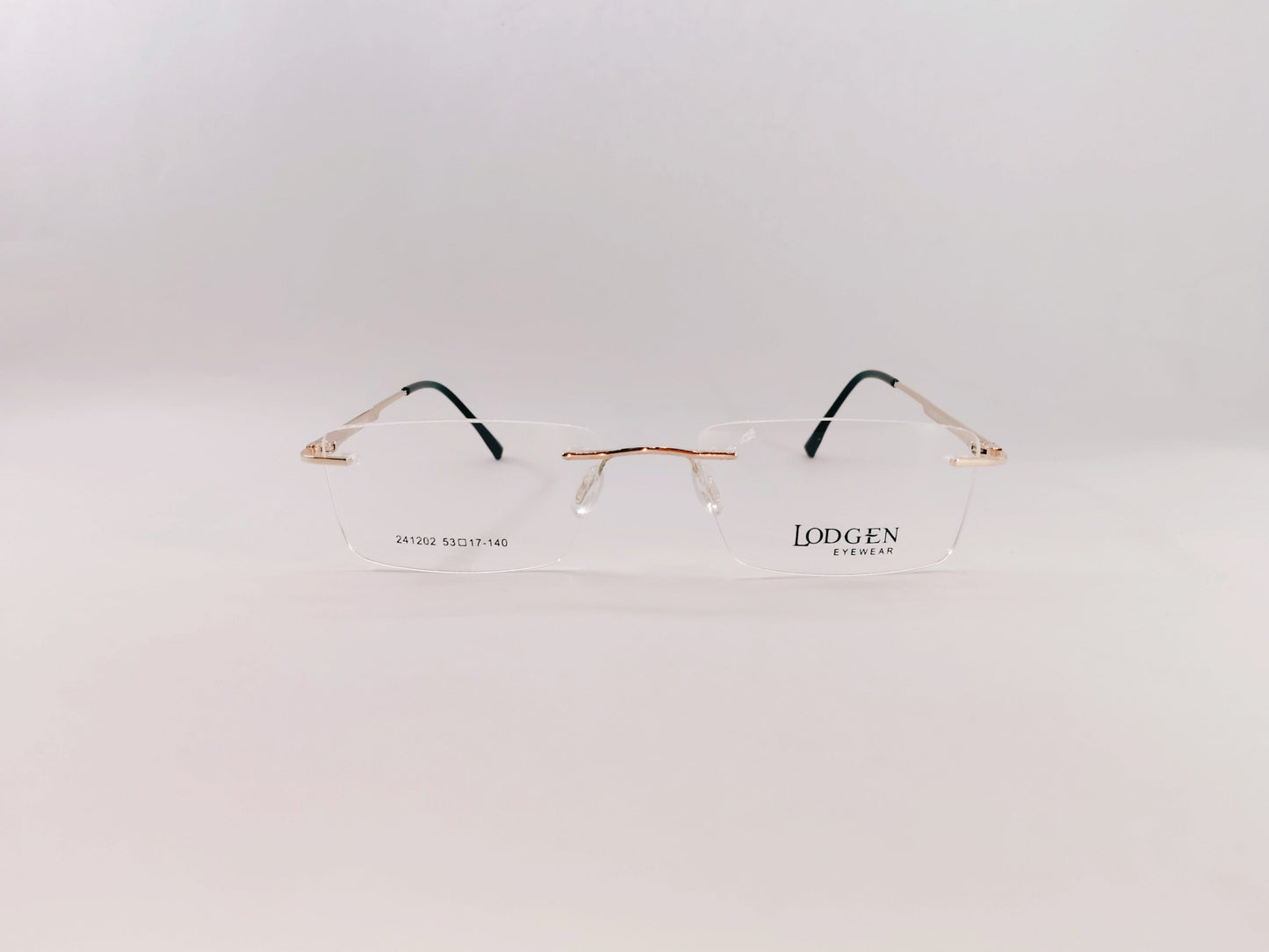 iDom Eyeglasses Rimless Rectangle Specs For Men & Women 286973