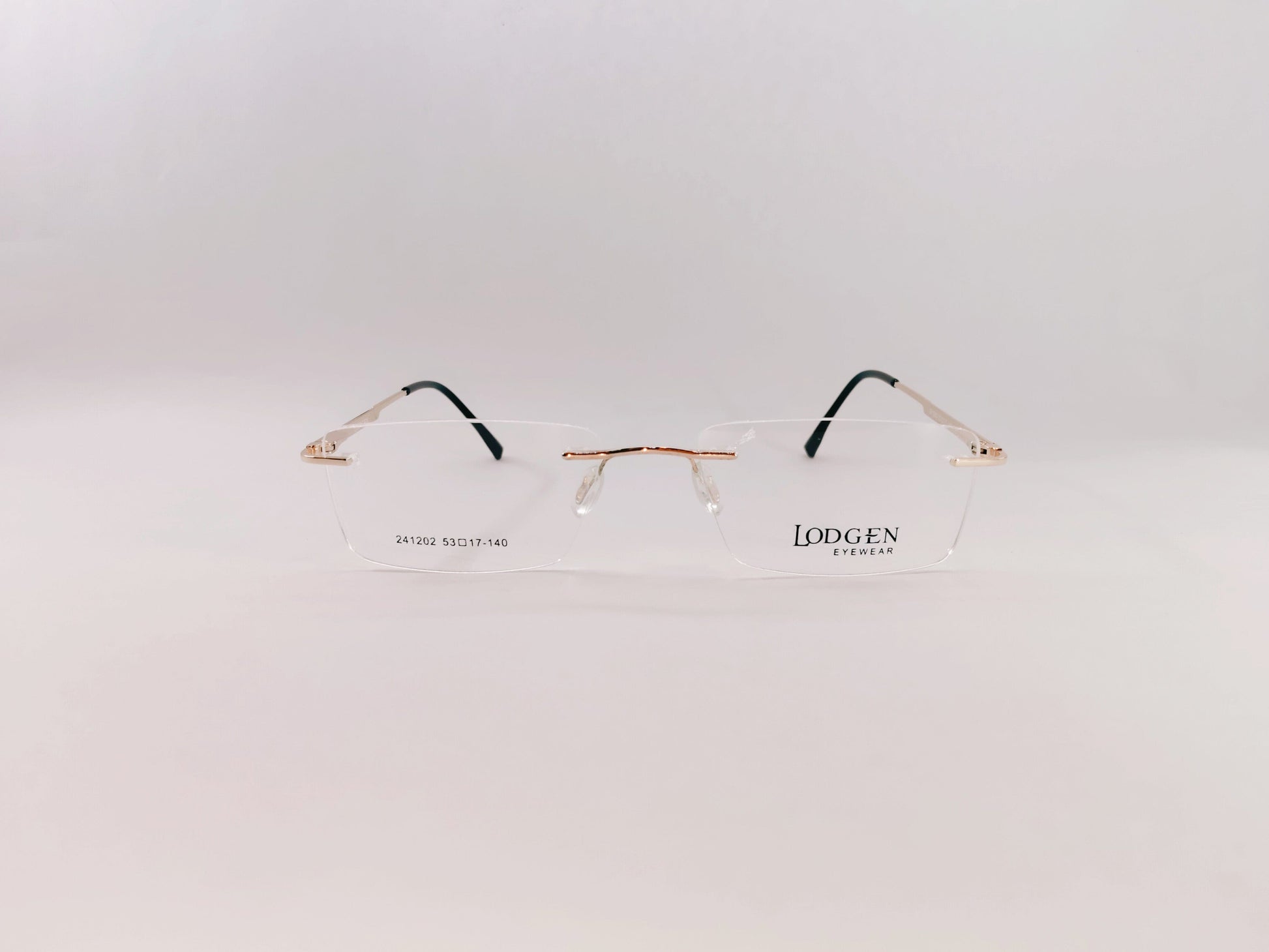 iDom Eyeglasses Rimless Rectangle Specs For Men & Women 286973