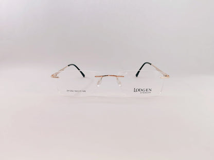 iDom Eyeglasses Rimless Rectangle Specs For Men & Women 286973
