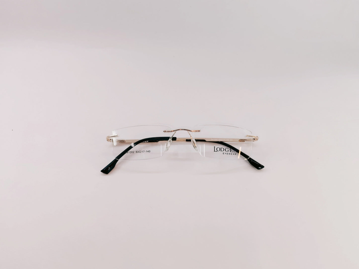 iDom Eyeglasses Rimless Rectangle Specs For Men & Women 286973