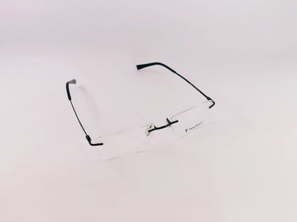 iDom Eyeglasses Rimless Rectangle Specs For Men & Women 319020