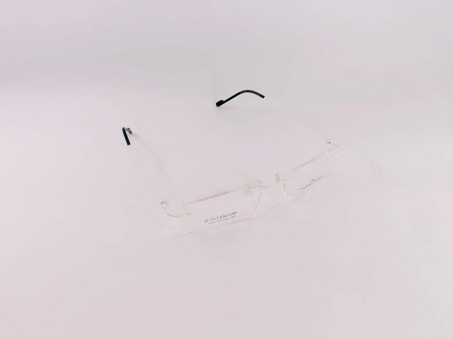 iDom Eyeglasses Rimless Rectangle Specs For Men & Women 319022