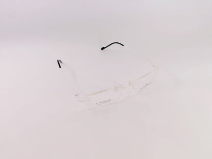 iDom Eyeglasses Rimless Rectangle Specs For Men & Women 319022
