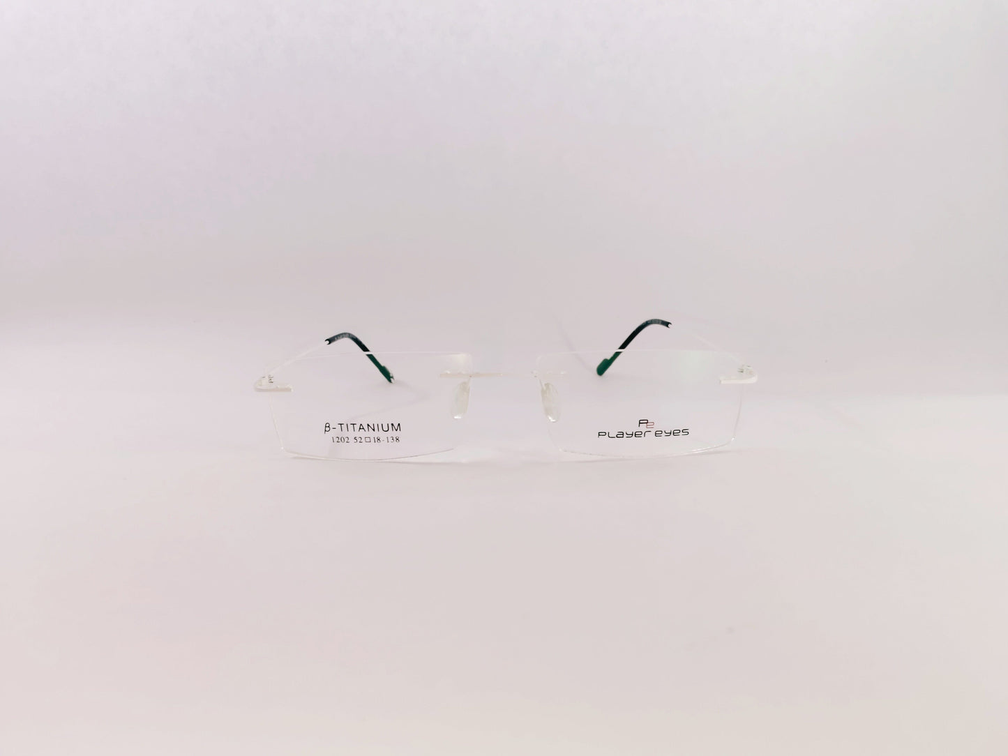 iDom Eyeglasses Rimless Rectangle Specs For Men & Women 319022