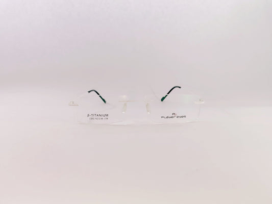 iDom Eyeglasses Rimless Rectangle Specs For Men & Women 319022