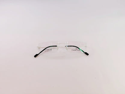 iDom Eyeglasses Rimless Rectangle Specs For Men & Women 319022