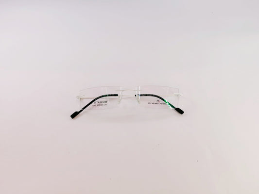 iDom Eyeglasses Rimless Rectangle Specs For Men & Women 319022