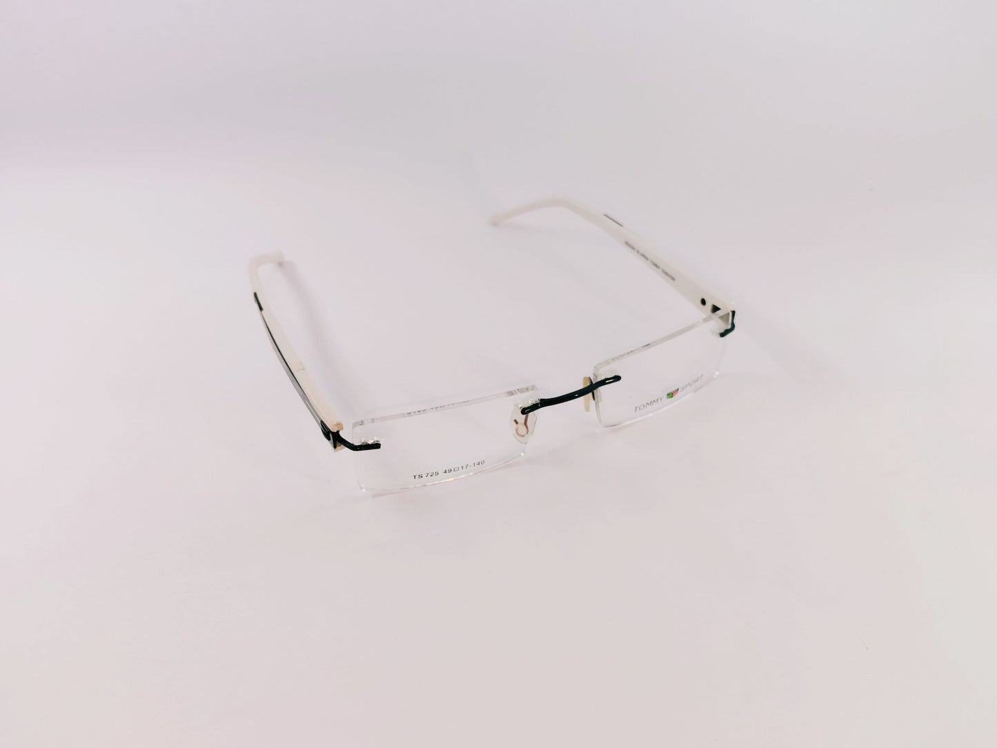 iDom Eyeglasses Rimless Rectangle Specs For Men & Women 326473