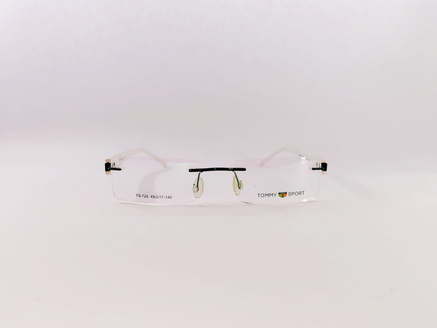 iDom Eyeglasses Rimless Rectangle Specs For Men & Women 326473