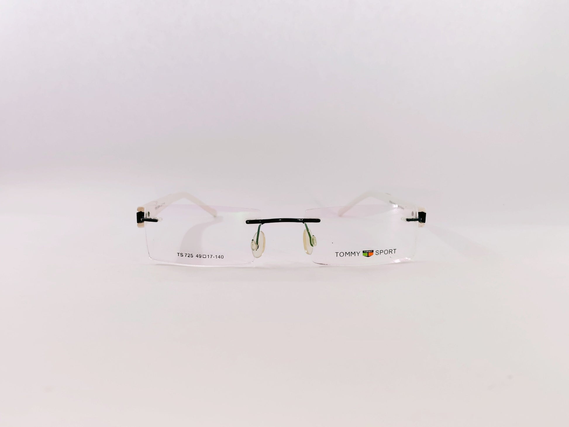 iDom Eyeglasses Rimless Rectangle Specs For Men & Women 326473