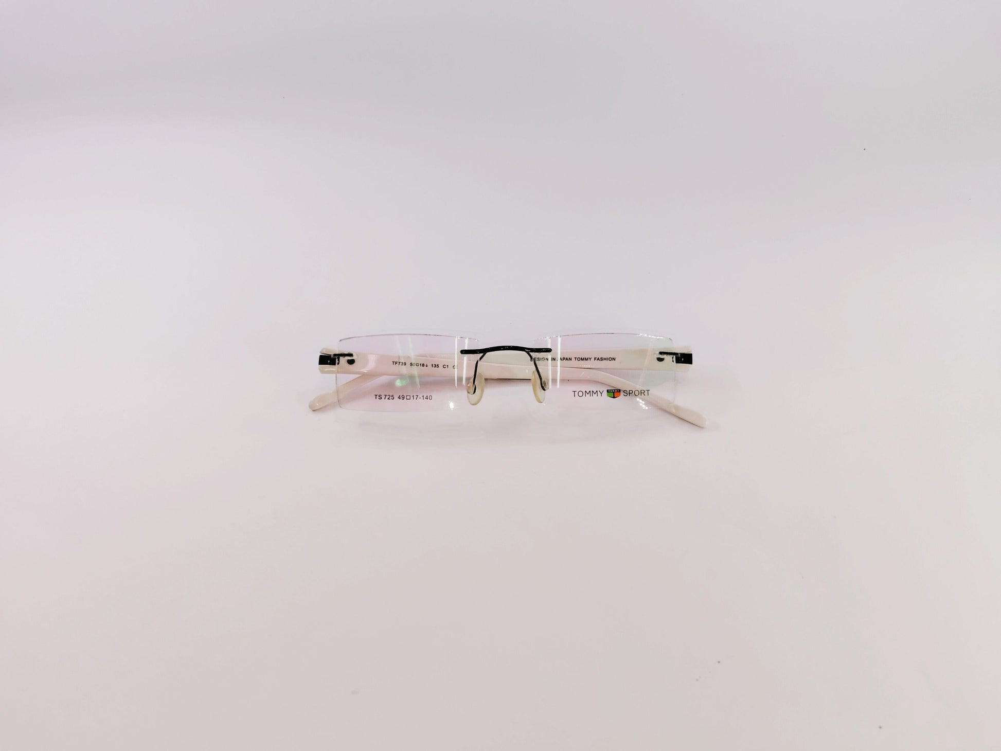 iDom Eyeglasses Rimless Rectangle Specs For Men & Women 326473