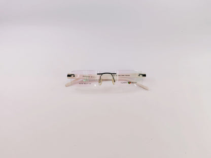 iDom Eyeglasses Rimless Rectangle Specs For Men & Women 326473