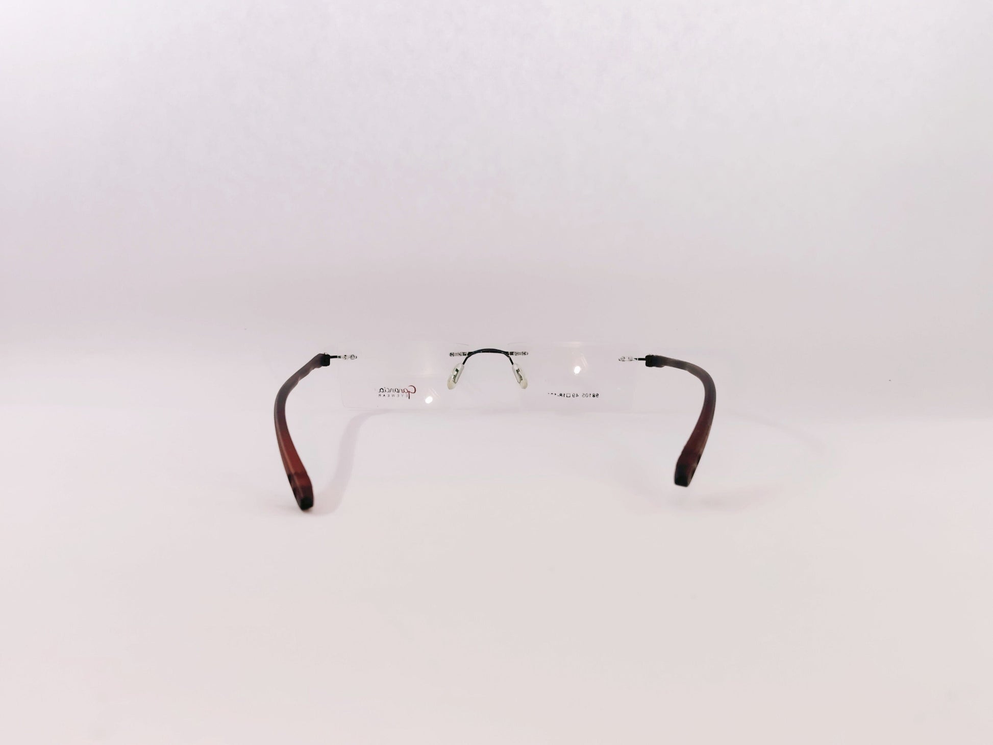 iDom Eyeglasses Rimless Rectangle Specs For Men & Women 335973