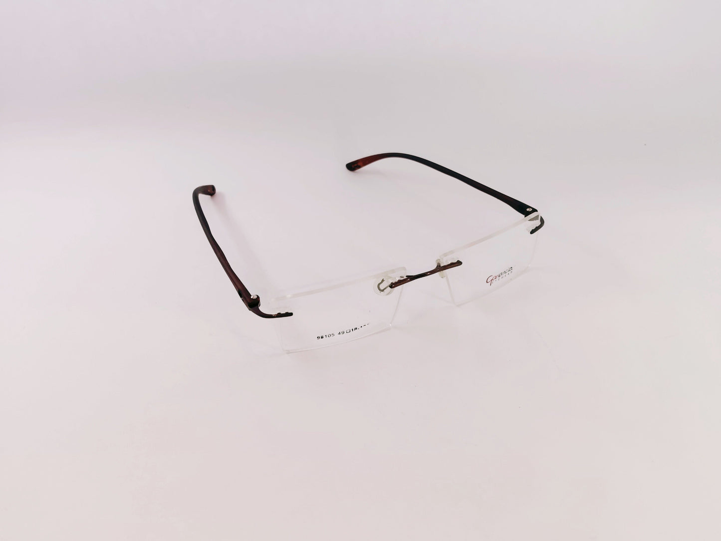 iDom Eyeglasses Rimless Rectangle Specs For Men & Women 335973