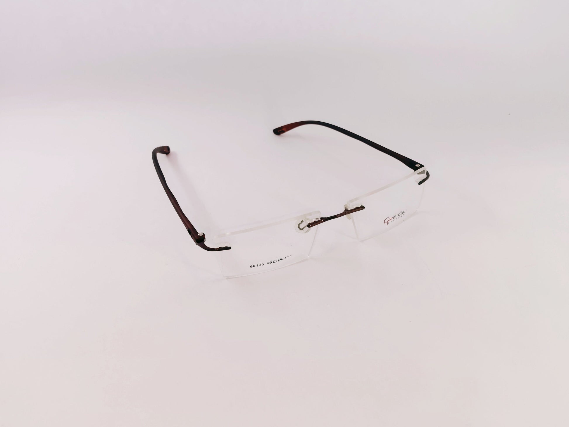 iDom Eyeglasses Rimless Rectangle Specs For Men & Women 335973
