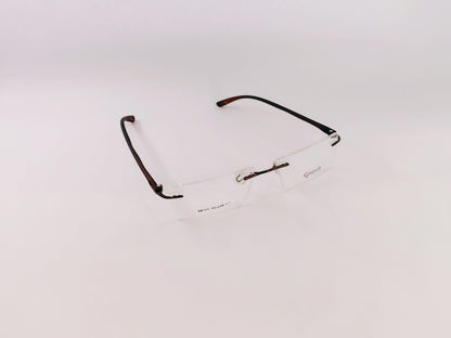 iDom Eyeglasses Rimless Rectangle Specs For Men & Women 335973
