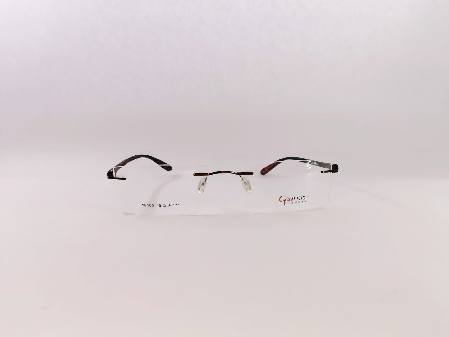 iDom Eyeglasses Rimless Rectangle Specs For Men & Women 335973