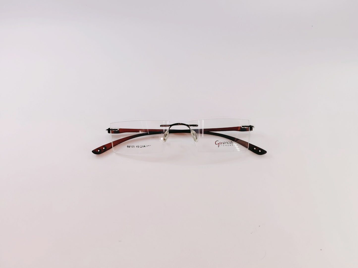 iDom Eyeglasses Rimless Rectangle Specs For Men & Women 335973