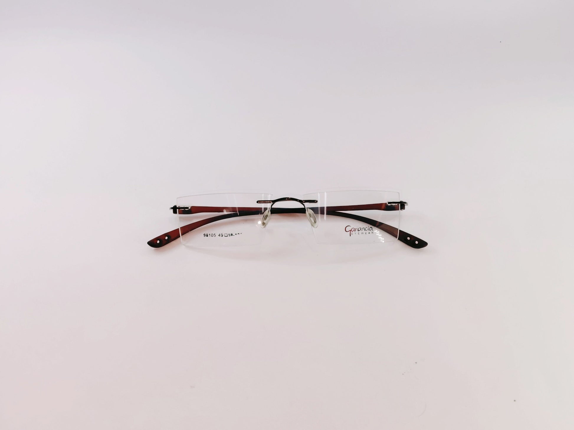 iDom Eyeglasses Rimless Rectangle Specs For Men & Women 335973