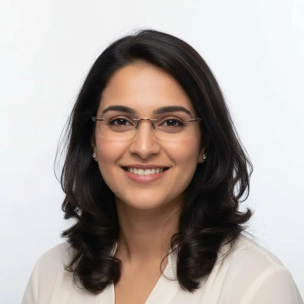 iDom Eyeglasses Rimless Rectangle Specs For Men & Women 335973