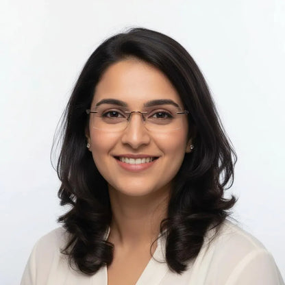 iDom Eyeglasses Rimless Rectangle Specs For Men & Women 335973