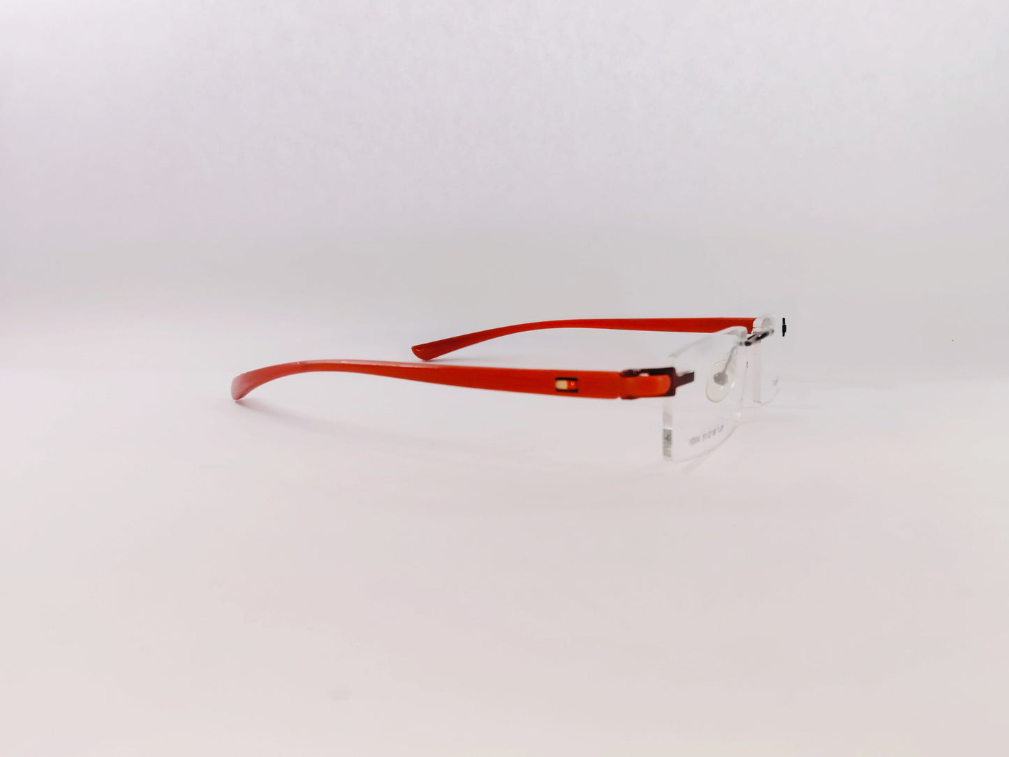 iDom Eyeglasses Rimless Rectangle Specs For Women 1004Red