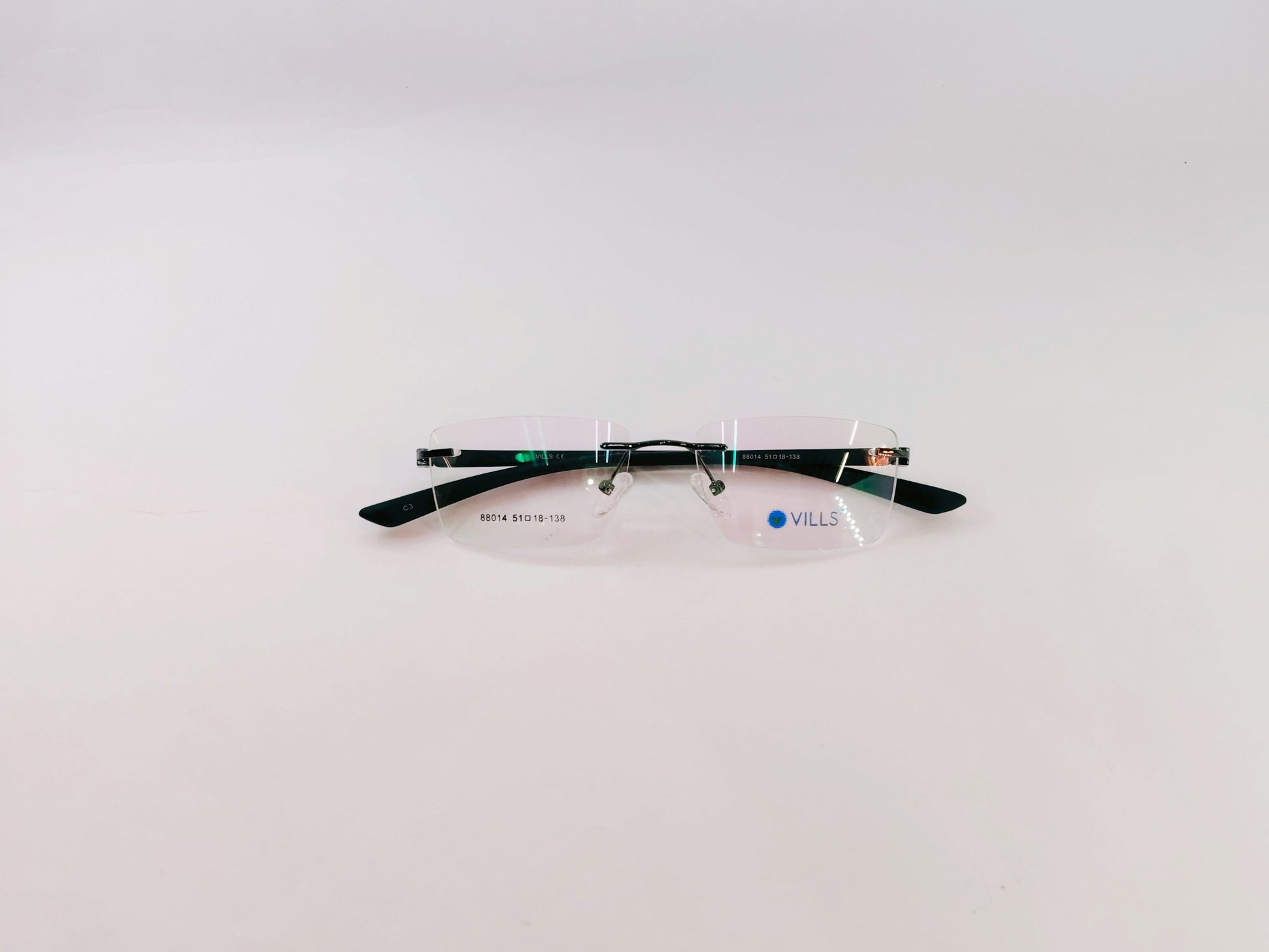 iDom Eyeglasses Rimless Rectangle Specs For Women 153661