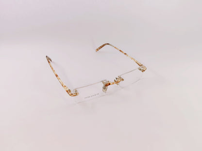 iDom Eyeglasses Rimless Rectangle Specs For Women 230109