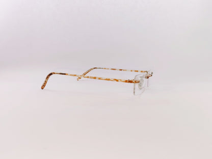 iDom Eyeglasses Rimless Rectangle Specs For Women 230109