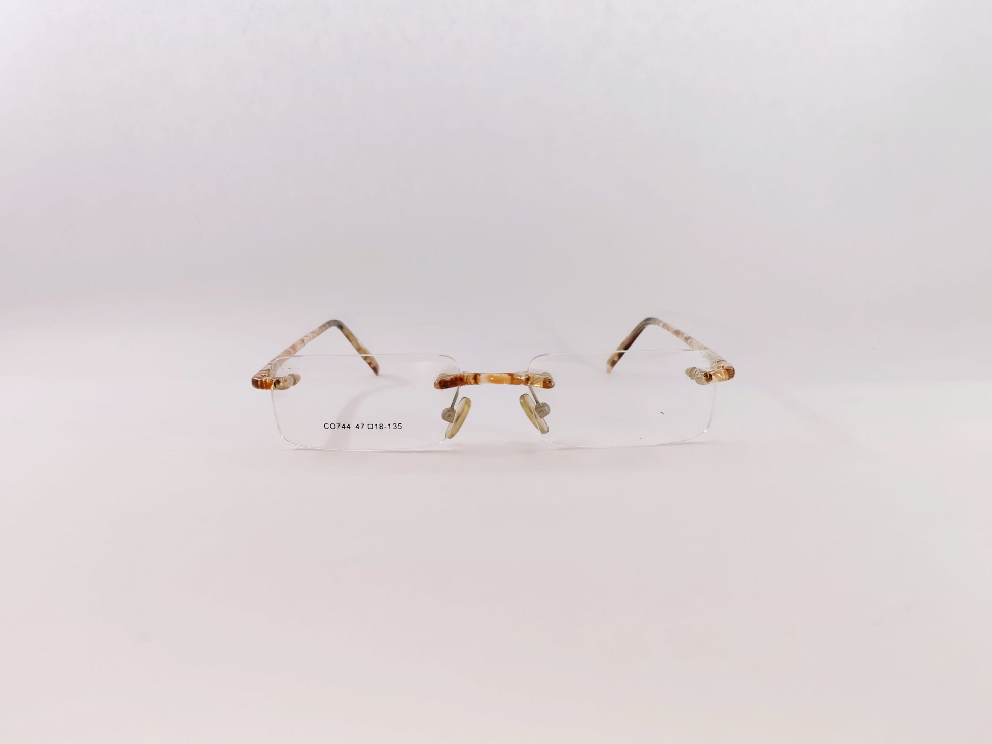 iDom Eyeglasses Rimless Rectangle Specs For Women 230109