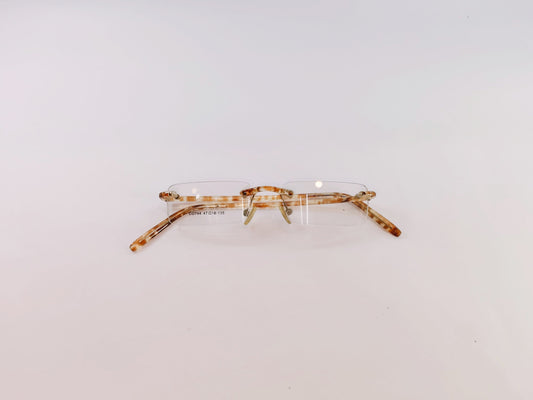 iDom Eyeglasses Rimless Rectangle Specs For Women 230109