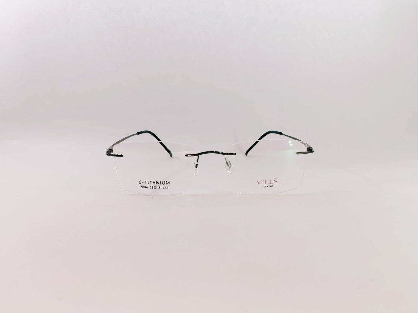 iDom Eyeglasses Rimless Rectangle Specs For Women 301420