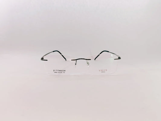 iDom Eyeglasses Rimless Rectangle Specs For Women 301420