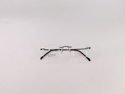 iDom Eyeglasses Rimless Rectangle Specs For Women 301420