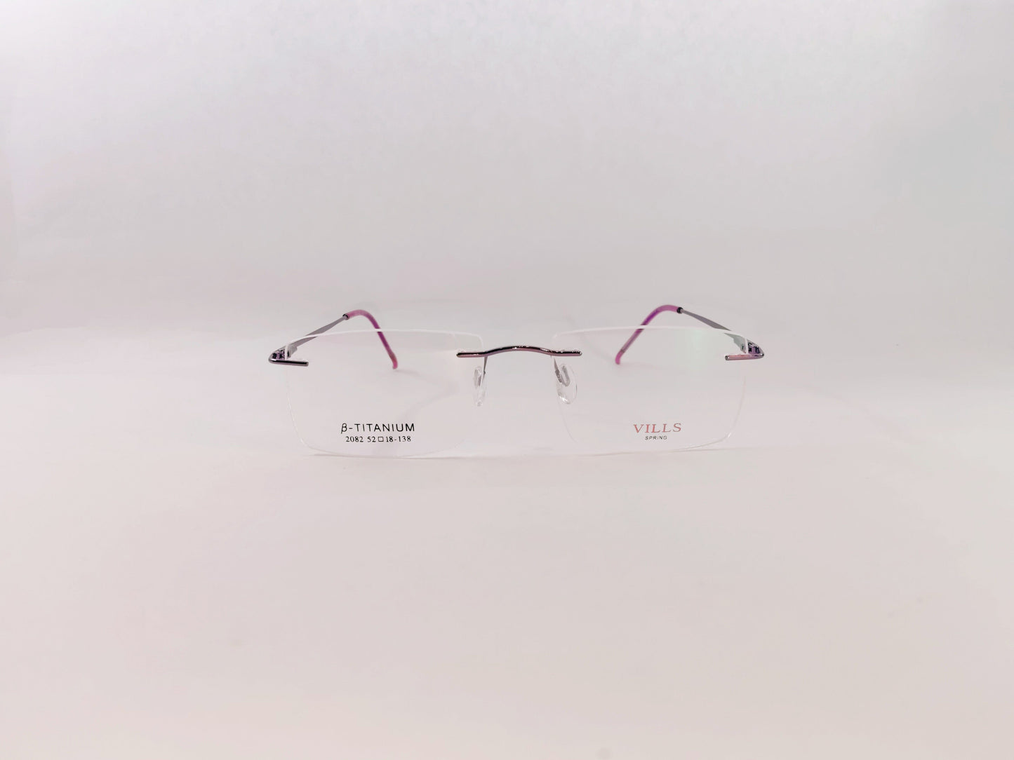 iDom Eyeglasses Rimless Rectangle Specs For Women 365959