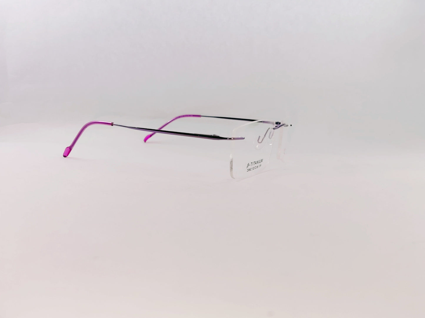 iDom Eyeglasses Rimless Rectangle Specs For Women 365959