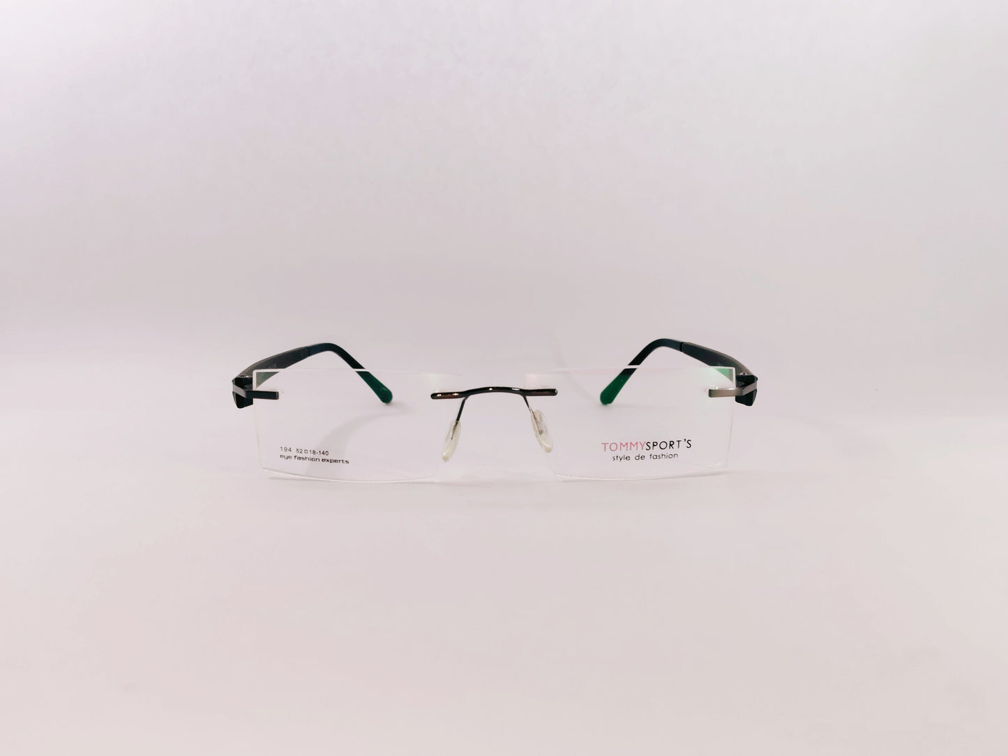 iDom Eyeglasses Rimless Rectangle Specs For Women 425411