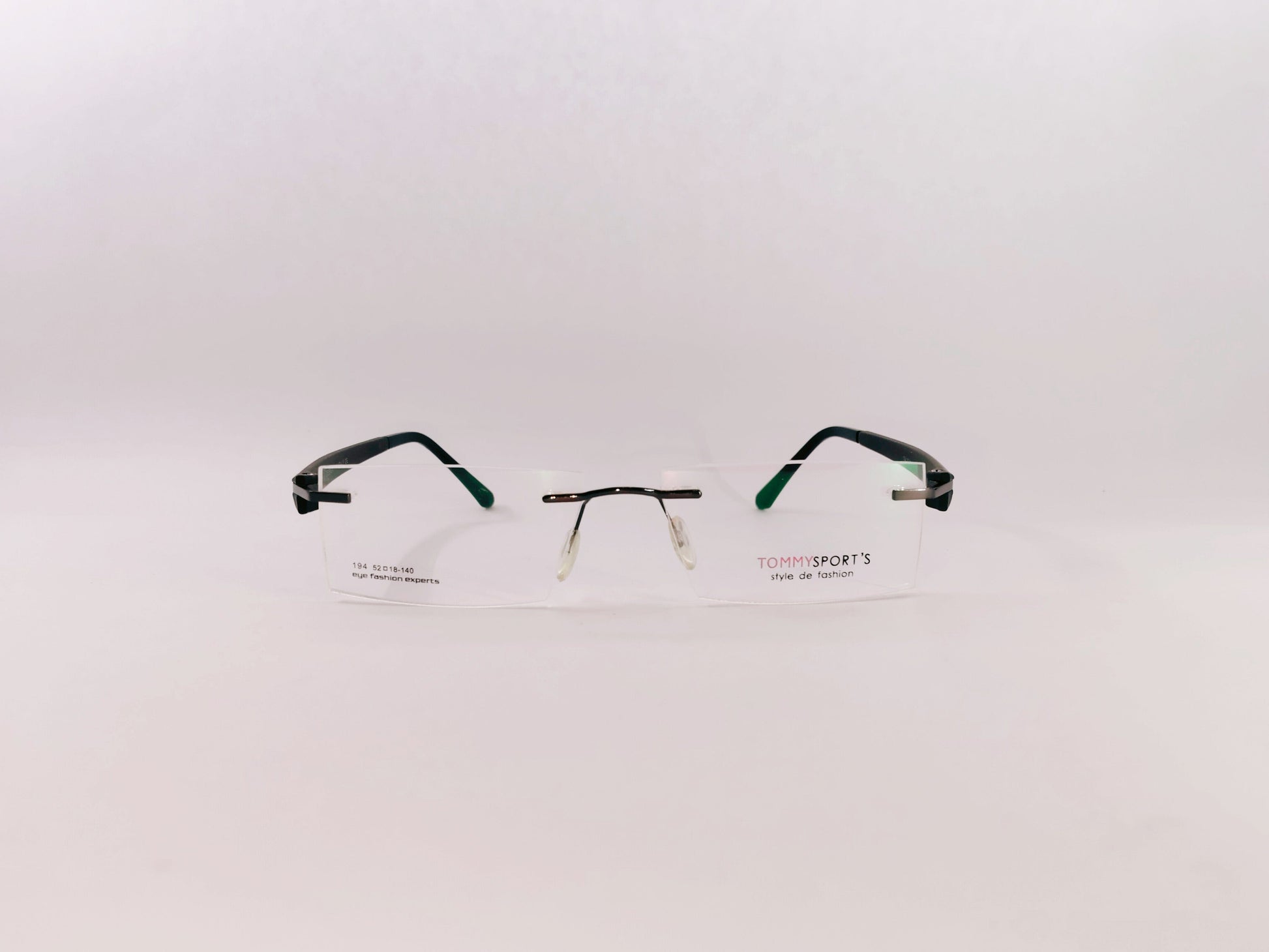 iDom Eyeglasses Rimless Rectangle Specs For Women 425411