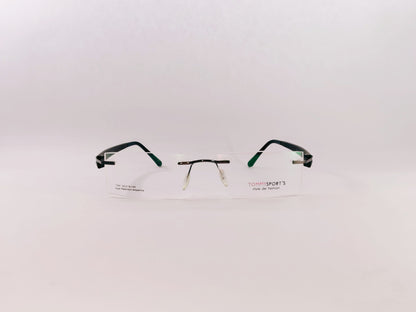 iDom Eyeglasses Rimless Rectangle Specs For Women 425411