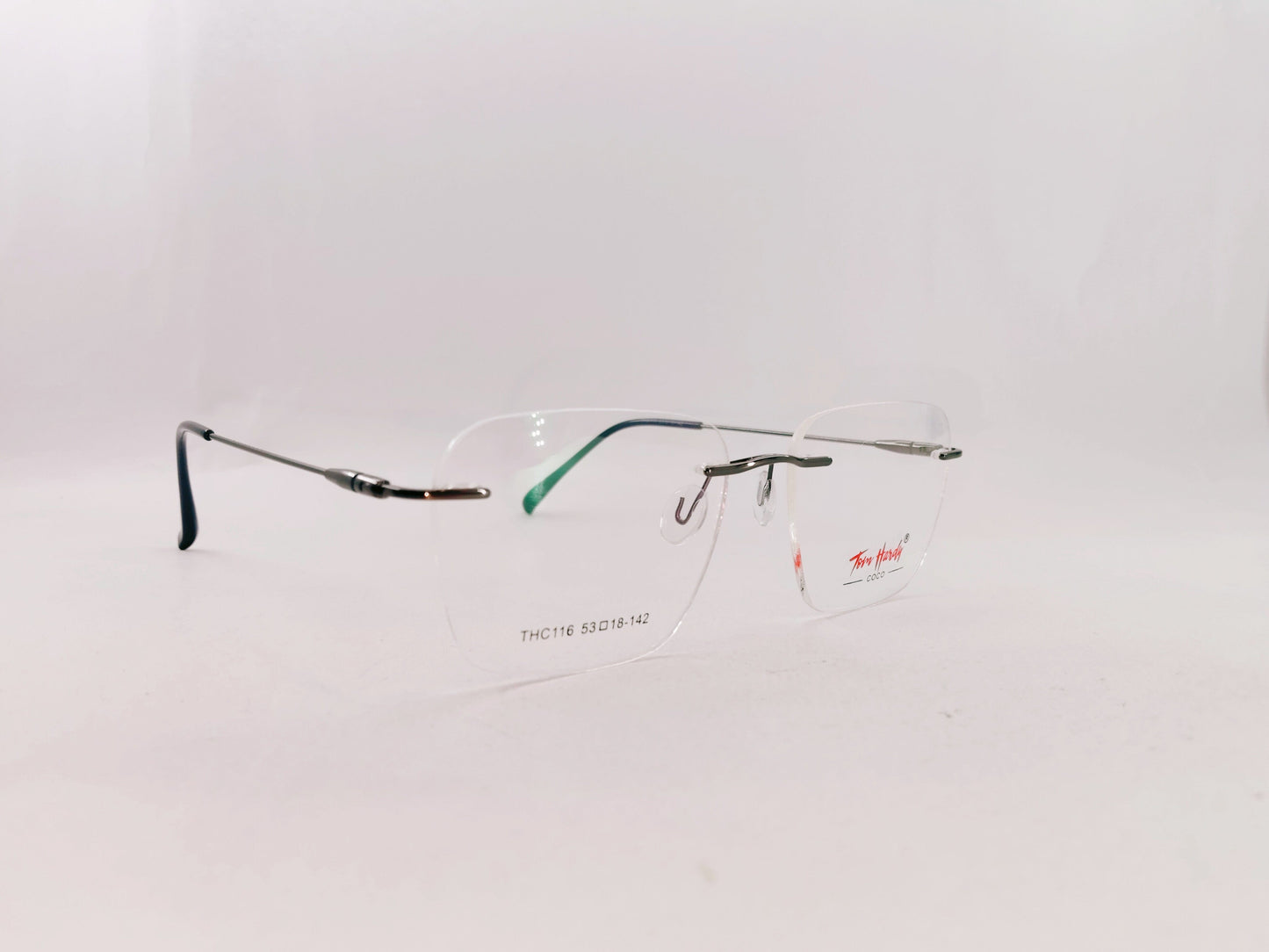 iDom Eyeglasses Rimless Square Shape For Women THC116