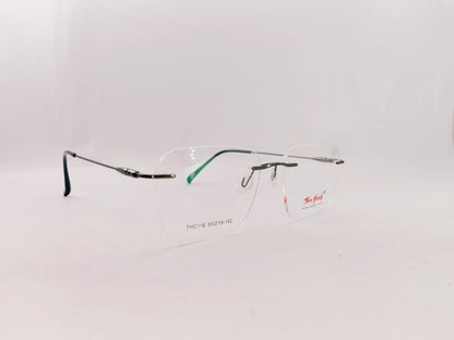 iDom Eyeglasses Rimless Square Shape For Women THC116