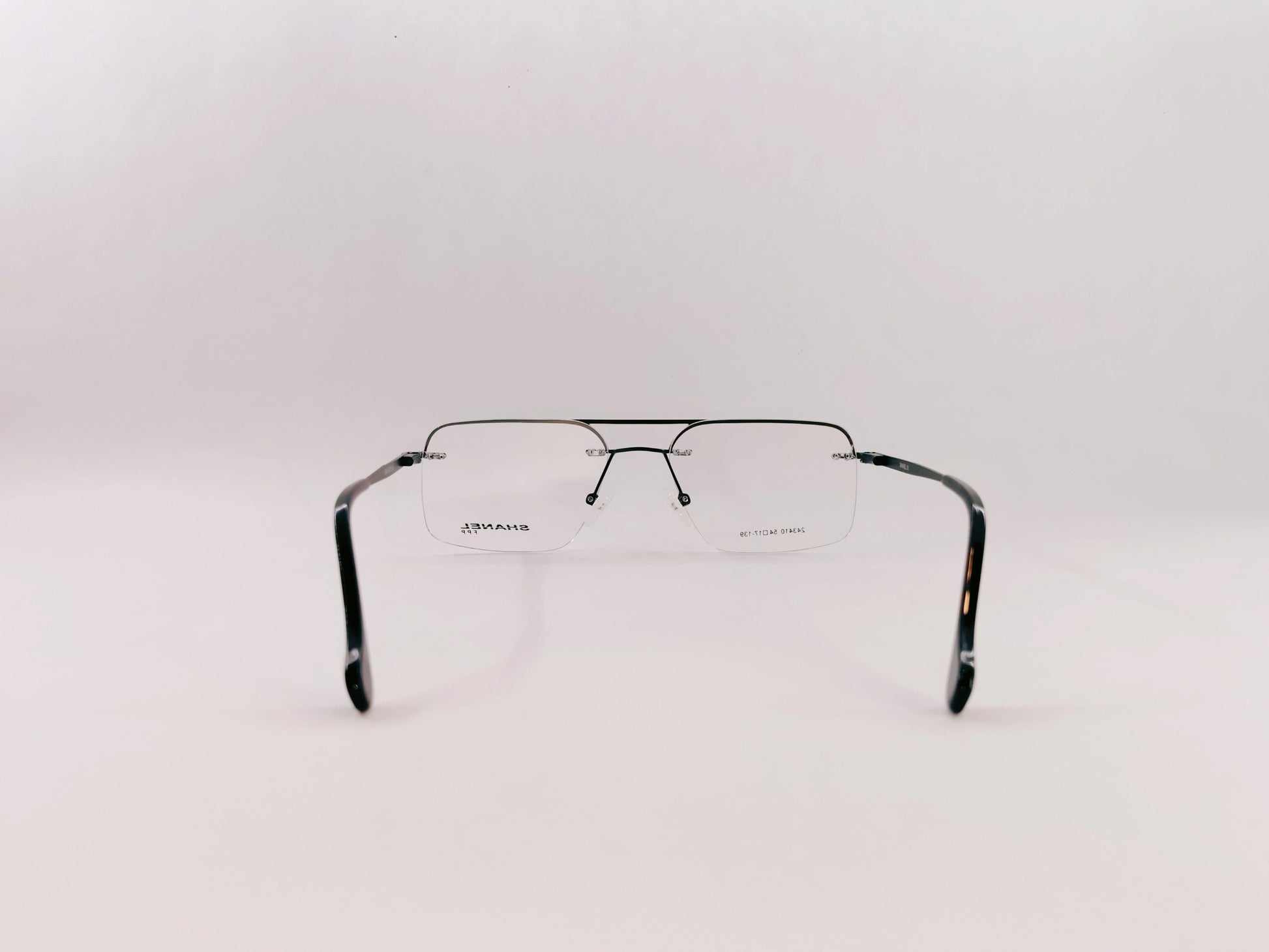 iDom Eyeglasses Rimless Square Specs For Men 115558