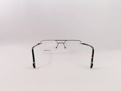 iDom Eyeglasses Rimless Square Specs For Men 115558