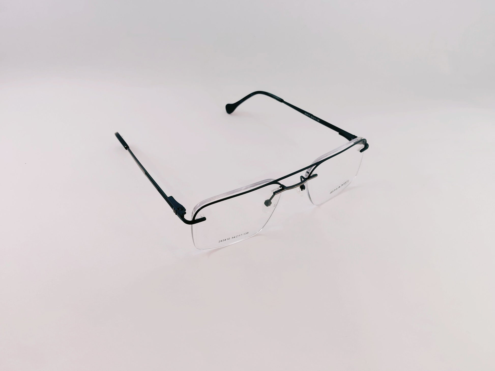 iDom Eyeglasses Rimless Square Specs For Men 115558