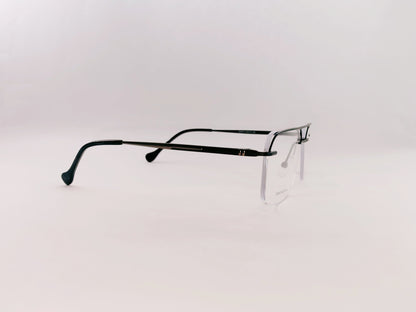 iDom Eyeglasses Rimless Square Specs For Men 115558