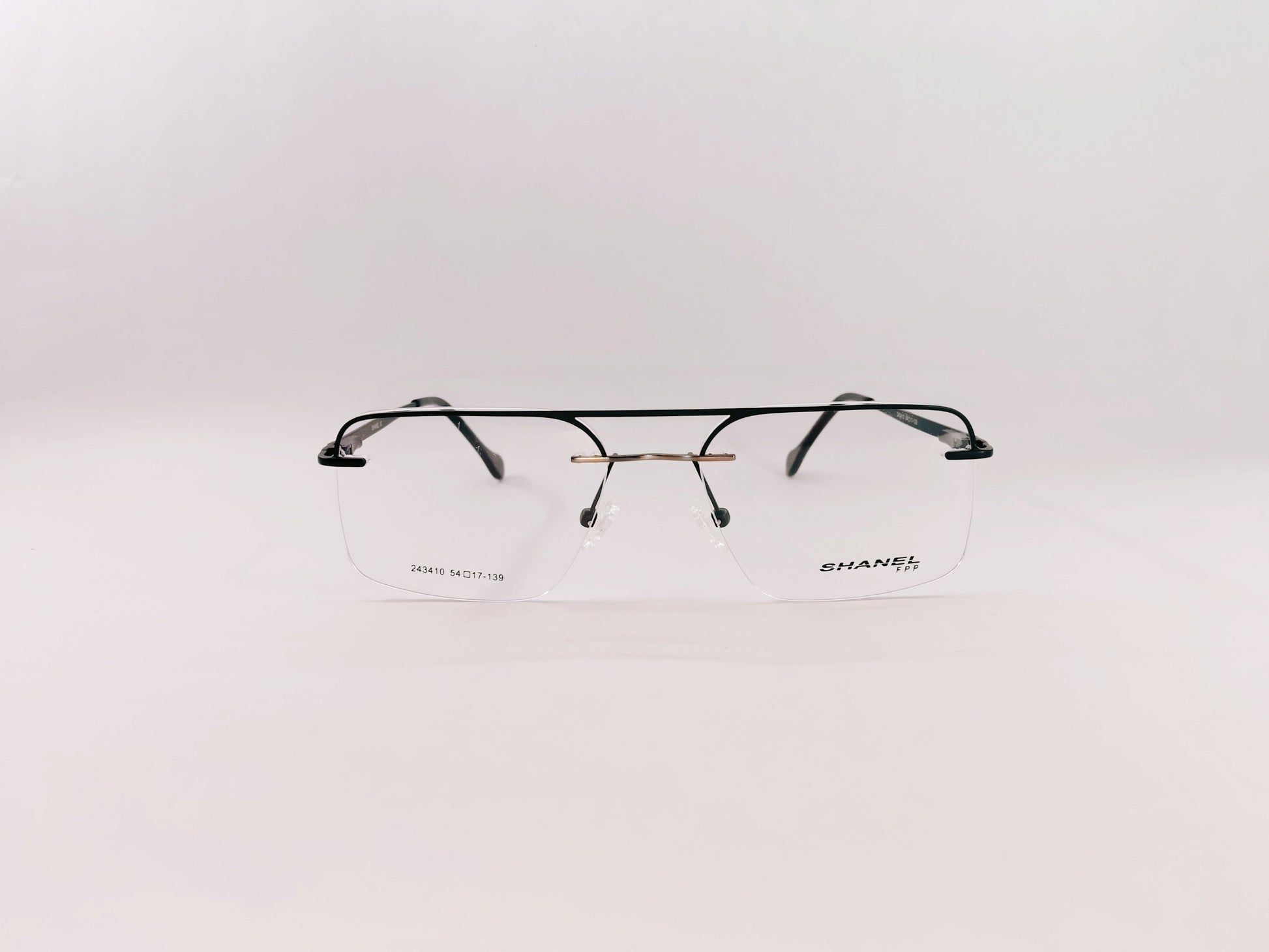 iDom Eyeglasses Rimless Square Specs For Men 115558