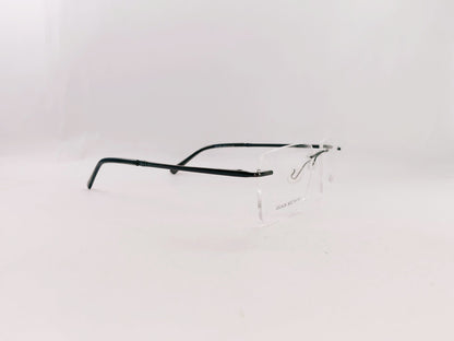 iDom Eyeglasses Rimless Square Specs For Men 121977