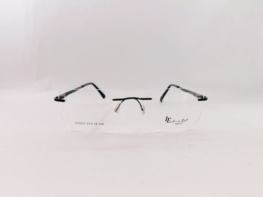 iDom Eyeglasses Rimless Square Specs For Men 285388